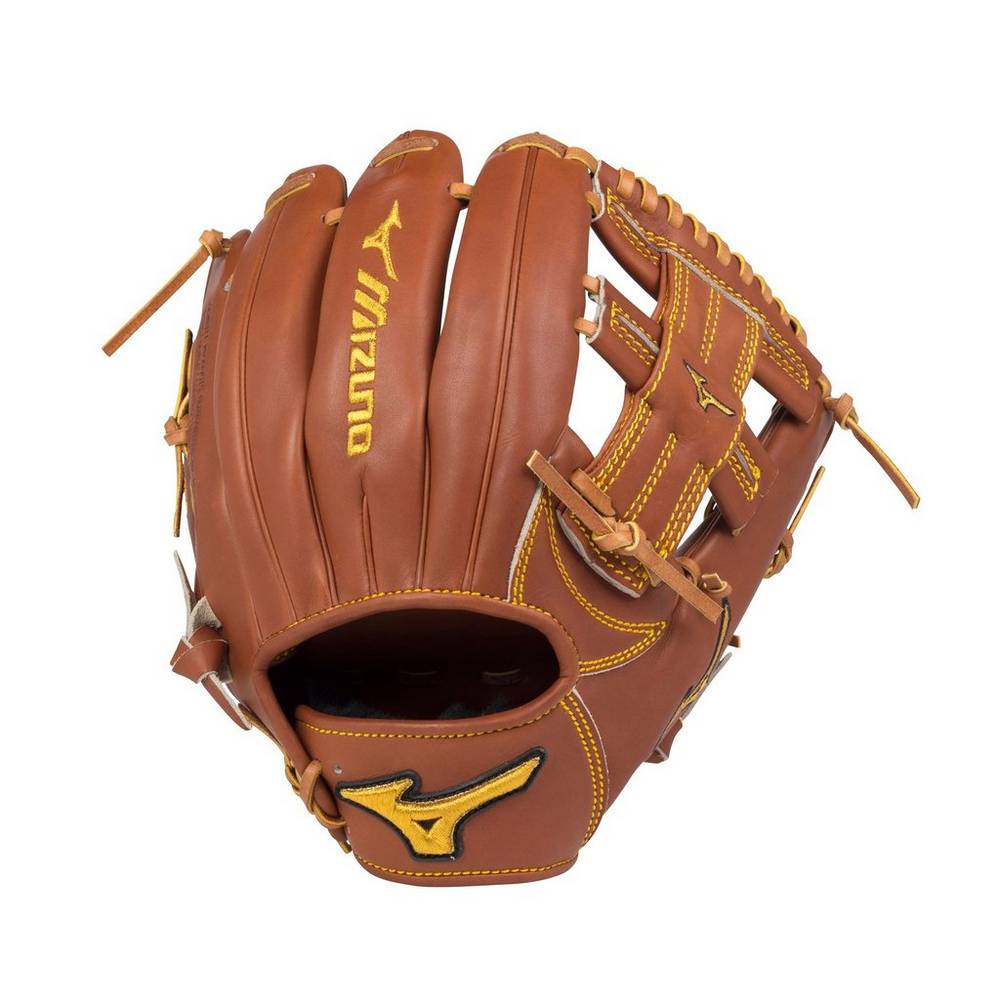 Mizuno Men's Pro Limited Edition 11.5" Infield Baseball Gloves Brown (312379-NKT)